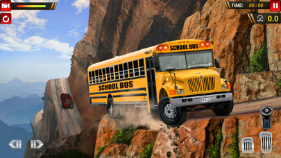School Bus Uphill Driving Screenshot