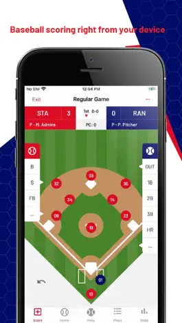 Game screenshot Pointstreak Baseball Scoring mod apk