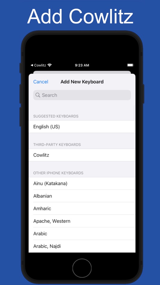 #2. Cowlitz Salish Keyboard (iOS) 由: The Language Conservancy, Inc.