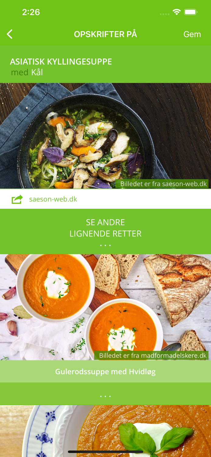 Hofretter-Læg Madplan på 30sek