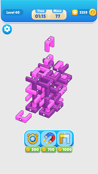 U Shape Puzzle Screenshot