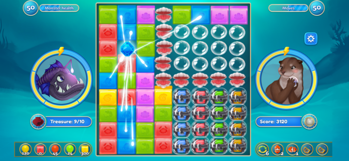 Match Treasures Puzzle Games