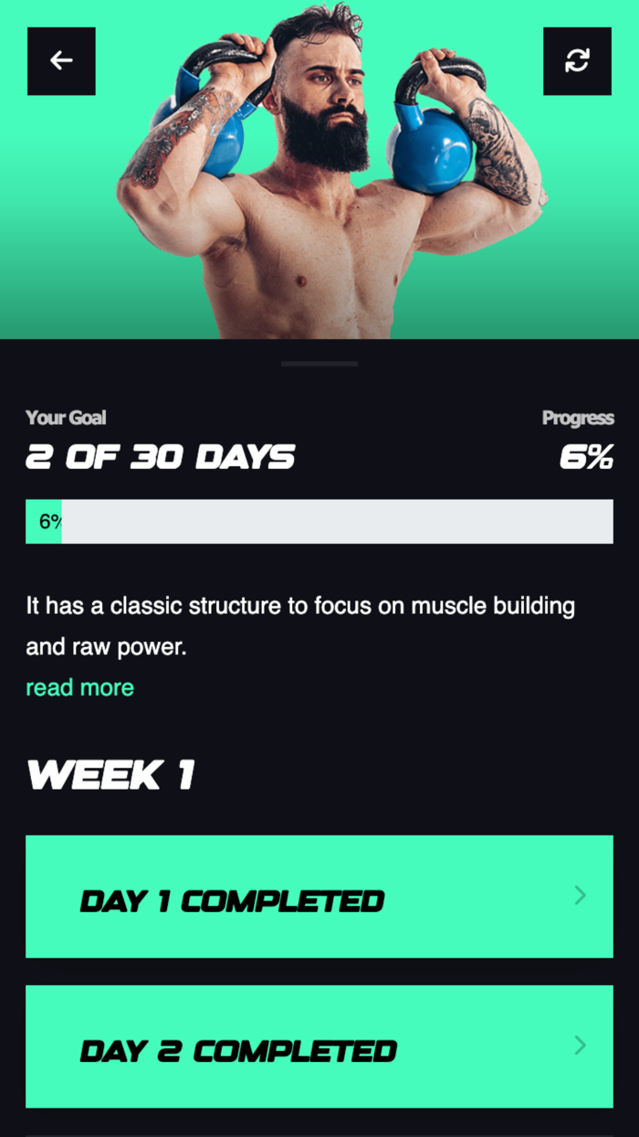Kettlebell Training App