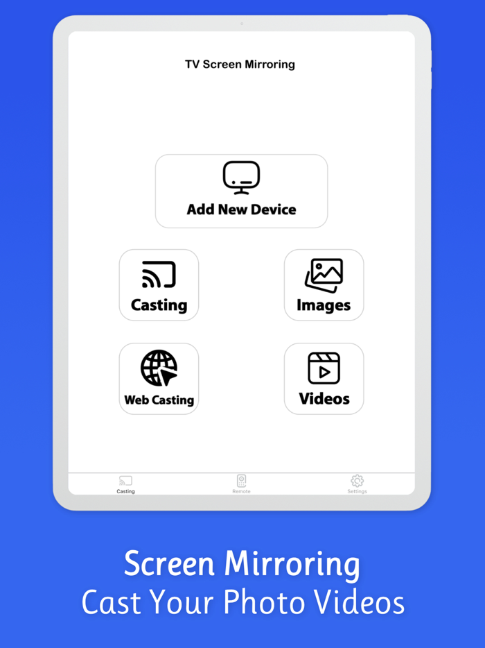 Screen mirroring for TV ™