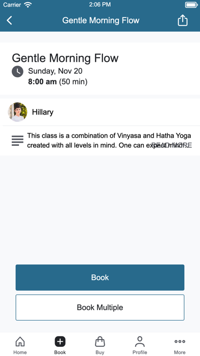 Yoga Wellness Connection Screenshot