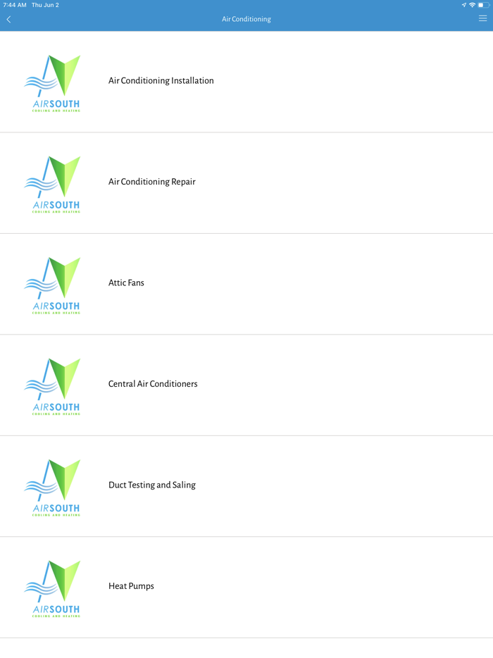 AirSouth Cooling and Heating