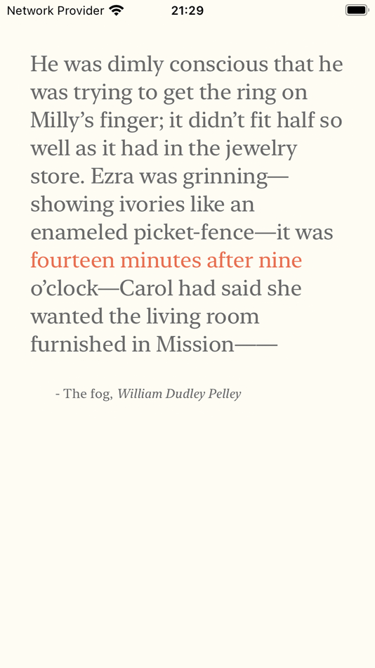 #1. Timely Quote (iOS) Podle: Mikael Hultgren