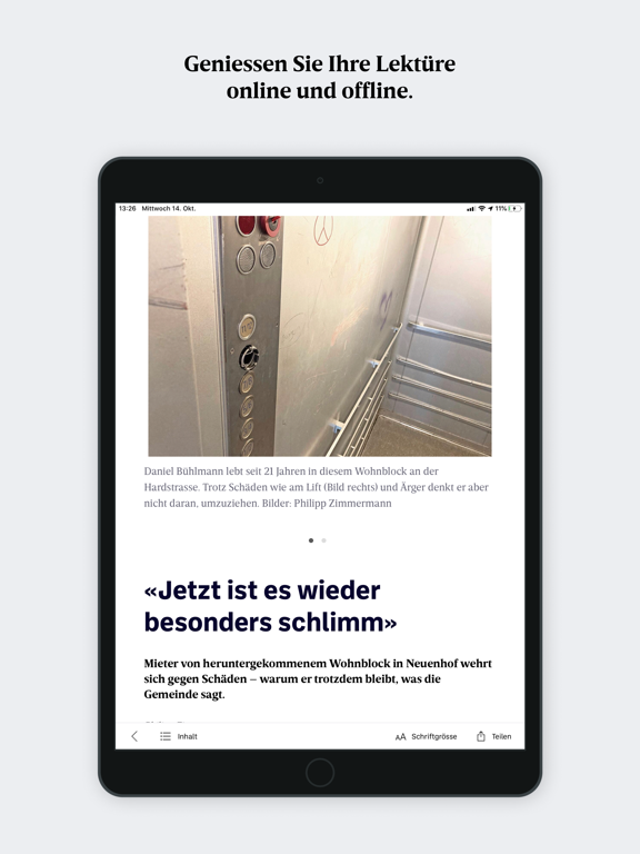 Screenshot #5 pour Badener Tagblatt E-Paper