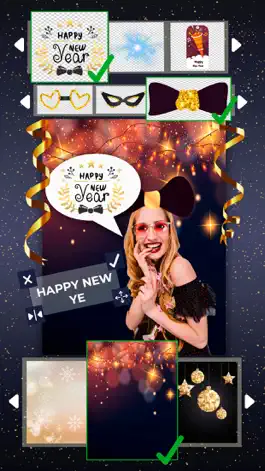 Game screenshot Happy New Year Greeting Cards apk