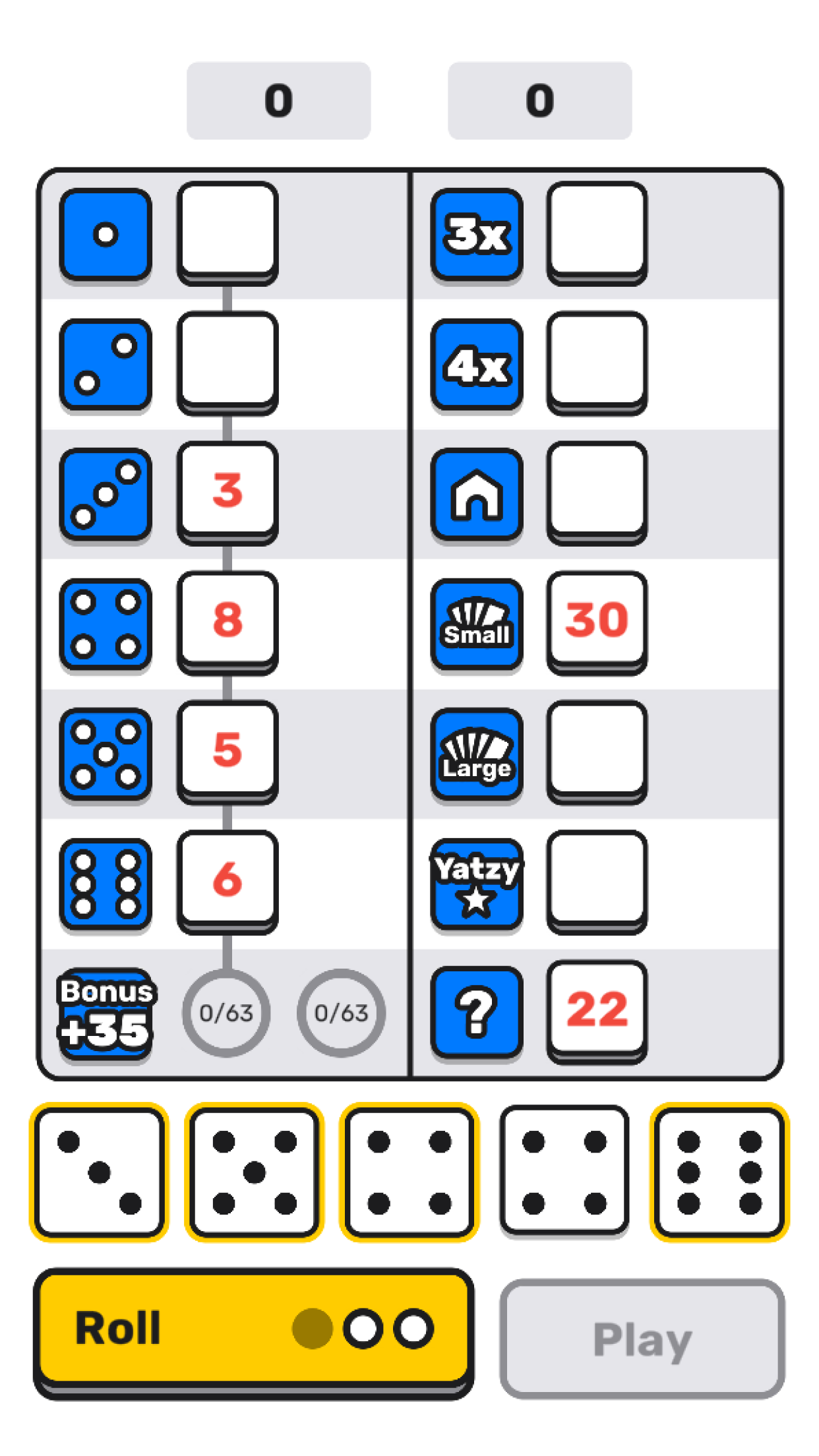 ­Yatzy screenshot 1