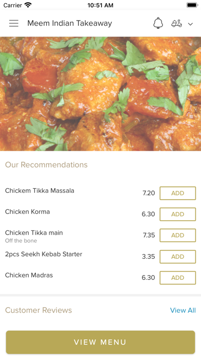 Meem Indian Takeaway Screenshot
