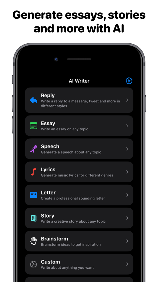 AI Writer AI Writing Assistant - 1.9.0 - (iOS)