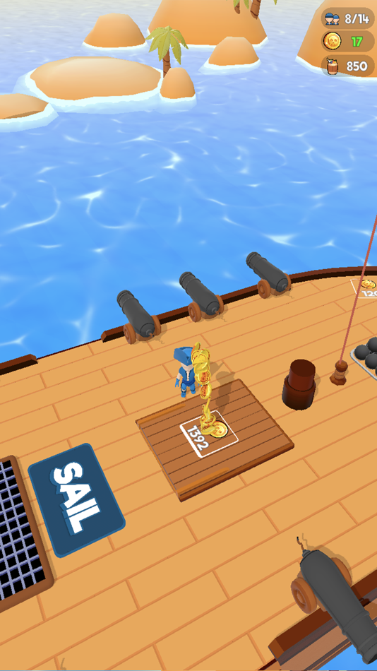 #8. Captains Idle (iOS) 由: WORLDNMORE TEKNOLOJI ANONIM SIRKETI