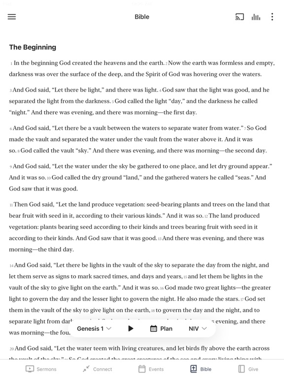 Grace Bible Church App iPad screenshot 3 - Lifestyle app