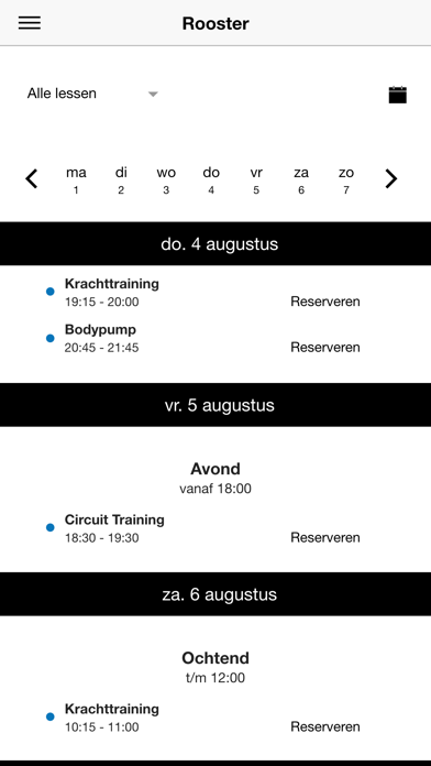 Sportpaleis Club App Screenshot