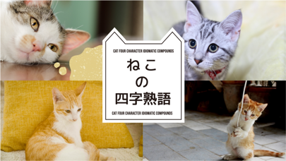 ねこの四字熟語 猫写真 猫図鑑のおすすめ画像1