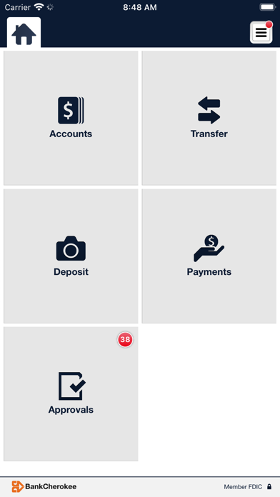 BankCherokee Business Plus Screenshot