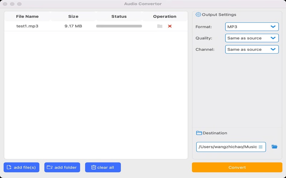 #2. Audio Convertor - M4A,FLAC,M4R (macOS) De: 智超 王