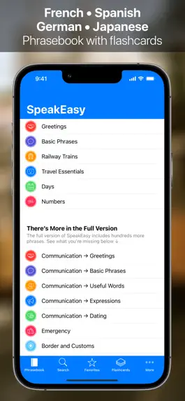 Game screenshot SpeakEasy Phrases & Flashcards mod apk