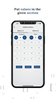 matrix calculator solver iphone screenshot 3