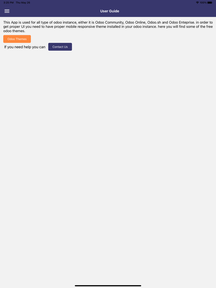 Odoo Community Mobile App