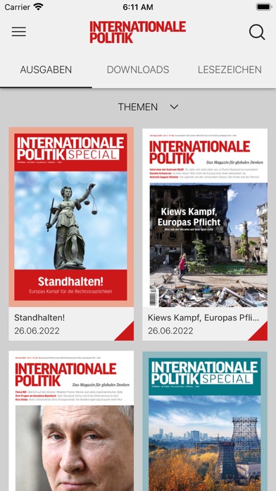 IP INTERNATIONALE POLITIK Screenshot