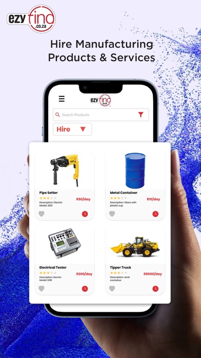 Manufacturing EzyFind Screenshot