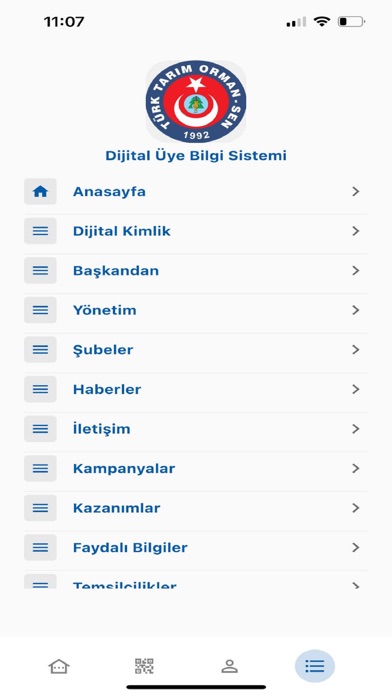 Türk Tarım Orman Sen Kimlik Screenshot
