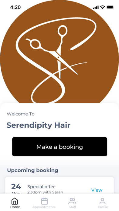 Serendipity Hair Newport Screenshot