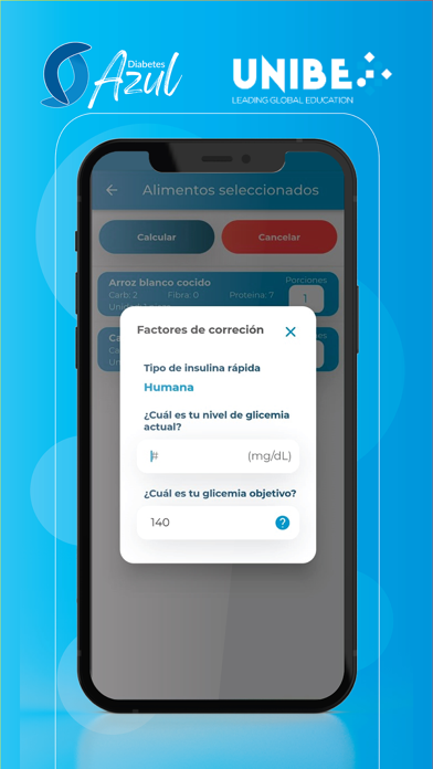Diabetes Azul Screenshot