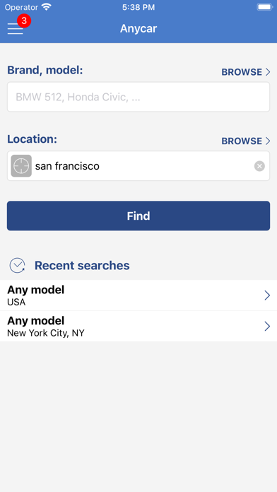 Anycar: Find cars for sale Screenshot