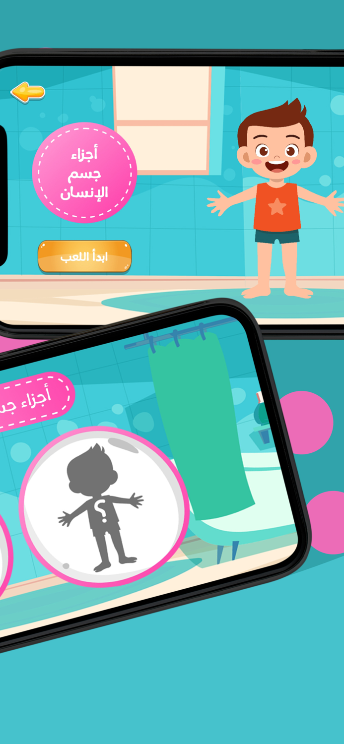 أجزاء جسم الانسان