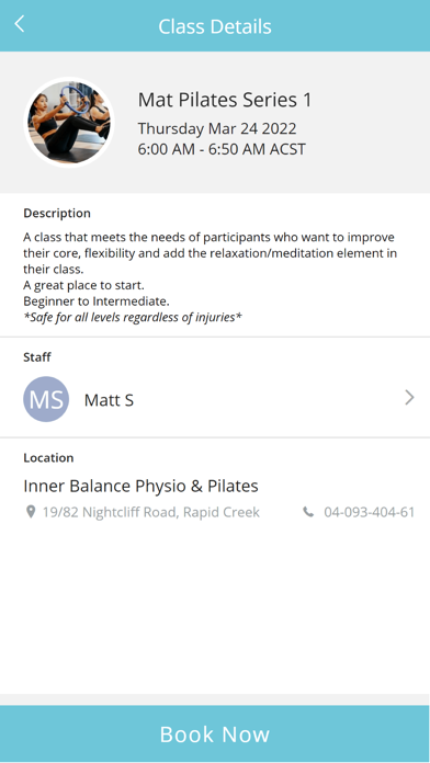 Inner Balance Physio & Pilates Screenshot