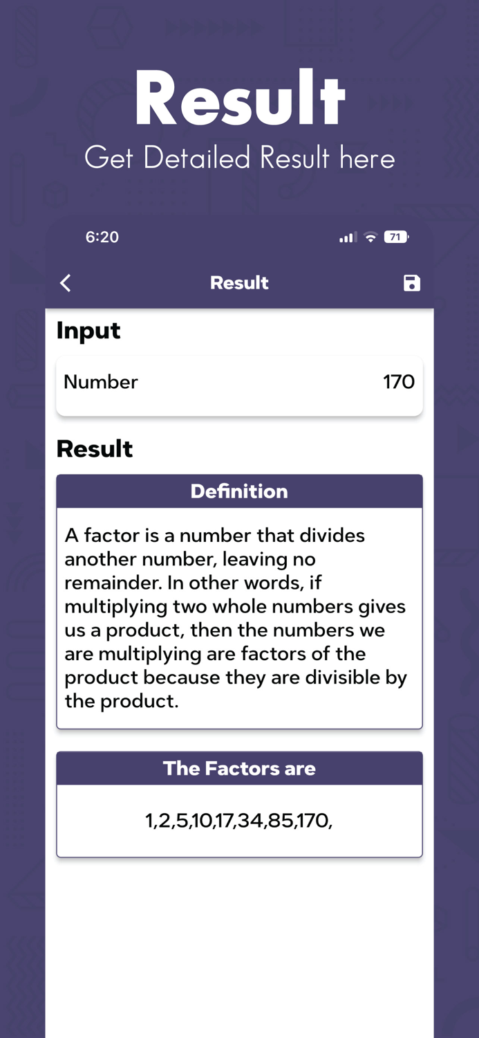 Factoring Calculator