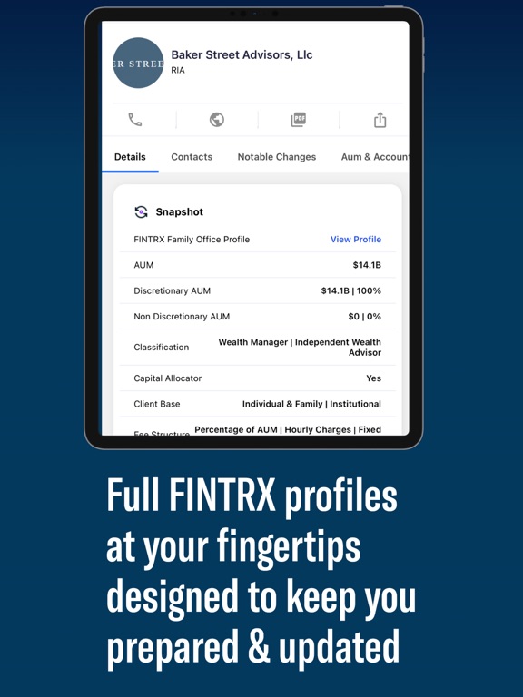 FINTRX iPad screenshot 4 - Business app