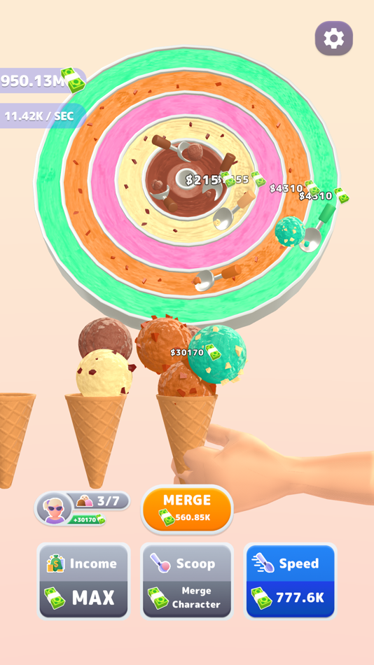 #10. Ice Cream Clicker! (iOS) 由: UNCOSOFT