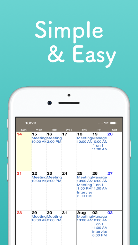 #2. Monthly Calendar Moca (iOS) 게시자: aill, k.k. (JP)