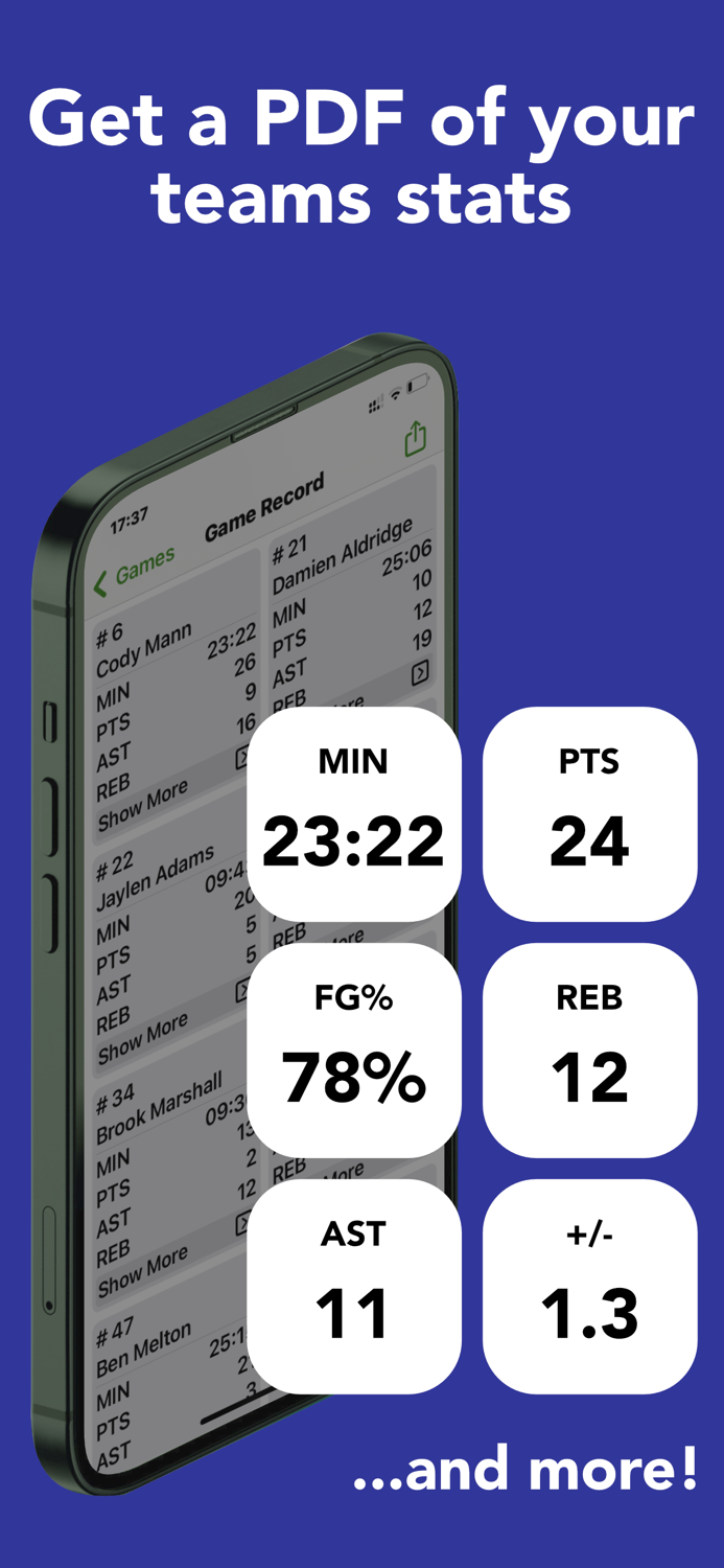 Stats Tracker for Basketball