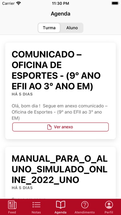 Colégio Santo Expedito - Aluno Screenshot