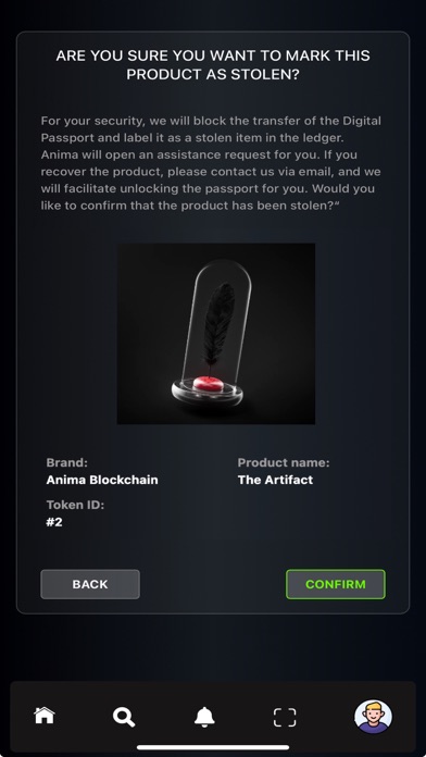 Anima Blockchain Screenshot