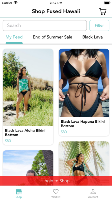 Shop Fused Hawaii Screenshot
