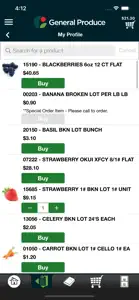 General Produce Co. Checkout screenshot #2 for iPhone