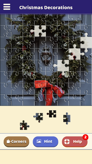 Christmas Decorations Puzzle Screenshot