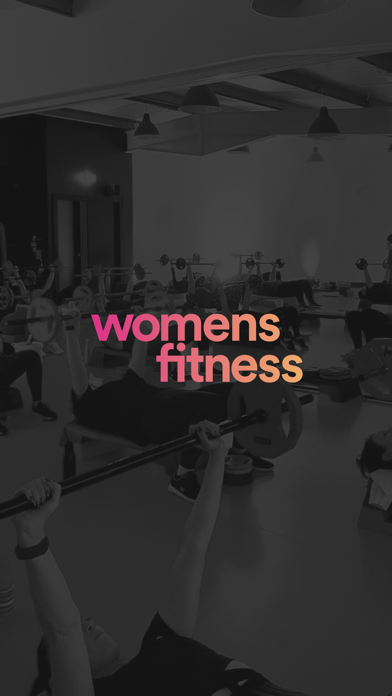 Womens Fitness Training App Screenshot