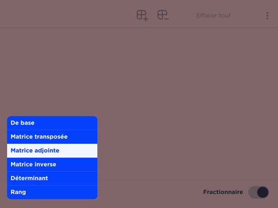 Screenshot #4 pour Matrice de la calculatrice