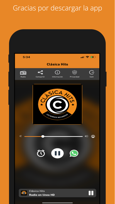 Clásica Hits Screenshot