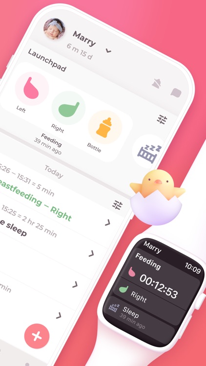 Erby feeding & sleep tracker