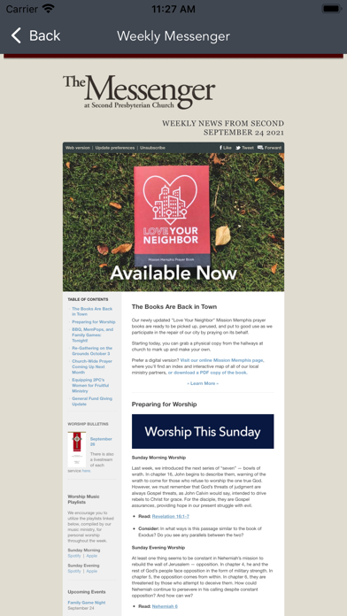 Second Presbyterian Church Screenshot 3 - AppWisp.com Second Presbyterian Church Screenshot 3 - AppWisp.com