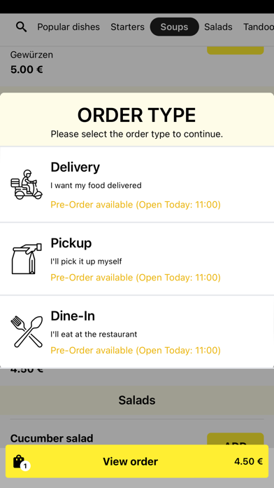 Restaurant Maharani Nuremberg Screenshot