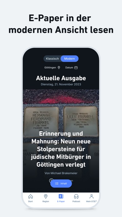 GT/ET - News und Podcast Screenshot
